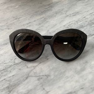 Etro Sunglasses Mat Black Paisley, never worn